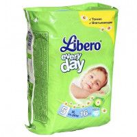 Подгузники Libero Every day, 5, 16 шт
