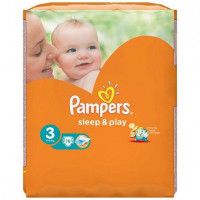 Подгузники Pampers Sleep & play, 3, 16 шт