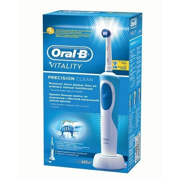 Электрическая зубная щетка Oral-b Vitality средней жесткости повседневная чистка