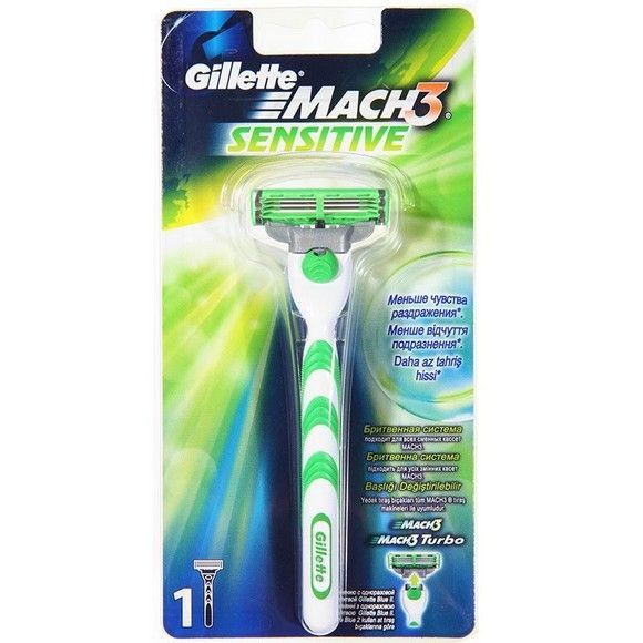 Бритвенный станок Gillette Mach 3 Sensitive