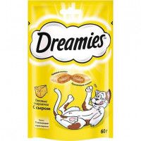 Лакомство для кошек Dreamies сыр, 60 г