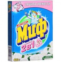 Порошок стиральный Миф автомат свежесть долины роз, 400 г