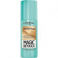 Тонирующий спрей для мгновенного закрашивания отросших корней L'Oreal Paris «Magic Retouch», оттенок Светло-русый, 75 мл