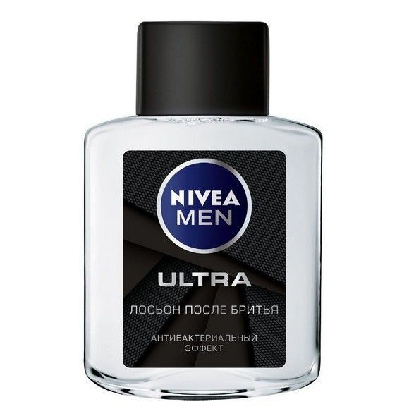 NIVEA MEN Лосьон п/бритья Ultra 100мл(Beiersdorf):6/24