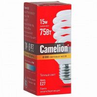 Лампа энергосберегающая Camelion, 15 Вт