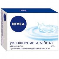Крем-мыло Nivea «Увлажнение и забота», 100 г