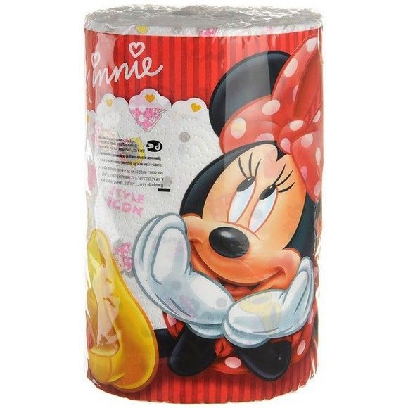 Бумажные полотенца Minnie трехслойные, 1 шт