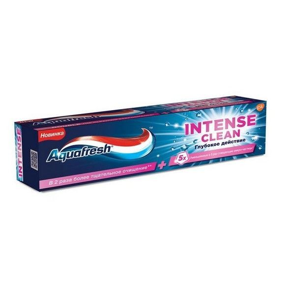 Зубная паста Aquafresh Intense Clean «Глубокое действие», 75 мл