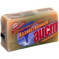 Мыло хозяйственное Аист кусковое, 1 шт, 150 г