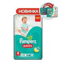 Трусики Pampers универсальные, 4, 52 шт