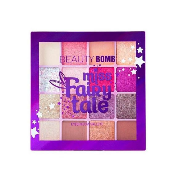 Палетка теней Beauty Bomb Miss Fairytale, тон 01, 16г