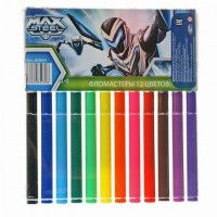 Фломастеры Max steel, 12.0,