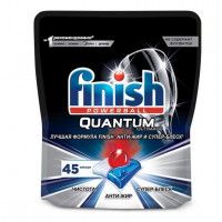 Таблетки для мытья посуды в посудомоечной машине Finish Quantum
