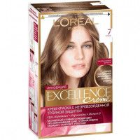 Стойкая крем-краска для волос L'Oreal Paris «Excellence», оттенок 7, Русый