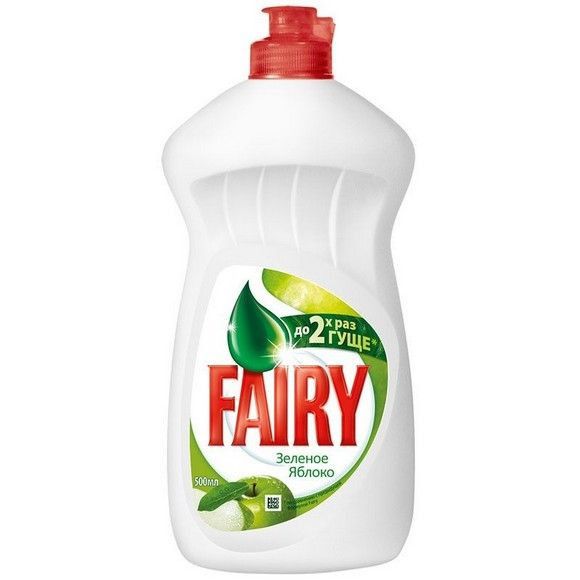 Гель для мытья посуды Fairy зеленое яблоко, 450 мл