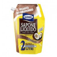 Мыло жидкое Milmil Coconut Vanilla Bag refill, 2.0 л