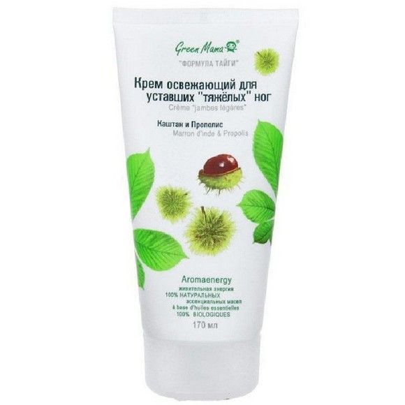 Крем "Каштан и прополис" GREEN MAMA Против усталости