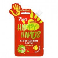 Крем-парфюм для рук 7DAYS с персиком Hand in hand happy hands