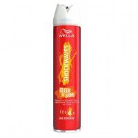 Лак для укладки волос Wella shockwaves нормальная фиксация блеск/для локонов, 250 мл