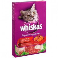 Сухой корм для кошек Whiskas говядина/ягненок/кролик, 350 г