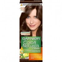 Стойкая питательная крем-краска для волос Garnier «Color Naturals», оттенок 4.1/2, Горький Шоколад