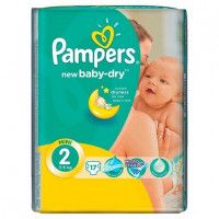 Подгузники Pampers New baby, 2, 17 шт