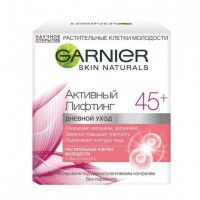 Крем для лица Garnier «Антивозрастной уход, Активный лифтинг 45+» сокращающий морщины, дневной, 50 мл
